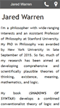 Mobile Screenshot of jaredwarren.org